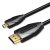 Vention micro HDMI/M -> HDMI/M, (fekete) 1,5m, kábel