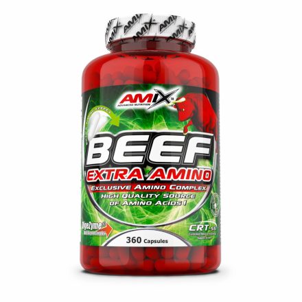 AMIX Nutrition - Beef Extra Amino 198 caps / 360 caps - 360 - Marha aminosav tabletta
