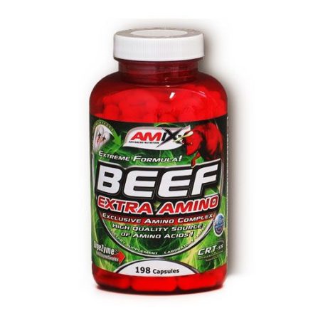 AMIX Nutrition - Beef Extra Amino 198 caps / 360 caps - 198 - Marha aminósav tabletta