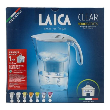 LAICA CLEAR LINE KANCSÓ+1 FILTER FEHÉR