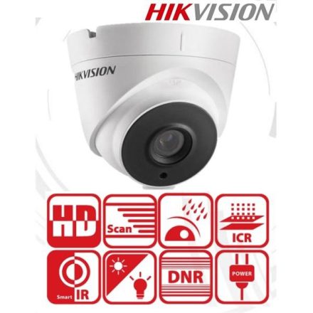 Hikvision 4in1 Analóg turretkamera - DS-2CE56D0T-IT3F (2MP, 2,8mm, kültéri, EXIR40m, D&N(ICR), IP66, DNR)