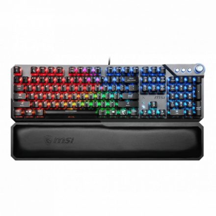 MSI ACCY VIGOR GK71 SONIC Gaming Keyboard, US, Fekete