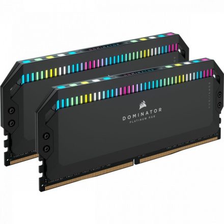 Corsair 64GB DDR5 5600MHz Kit(2x32GB) Dominator Platinum RGB Black