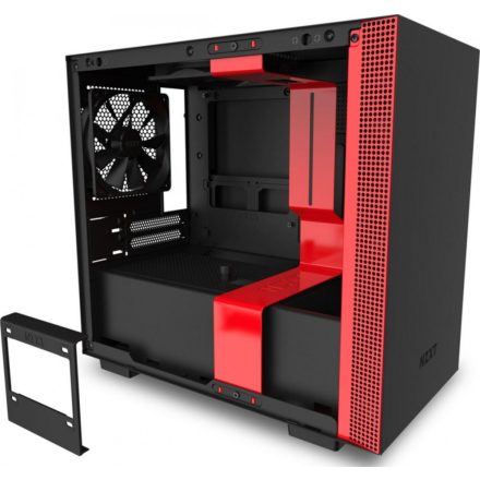 NZXT H210i Mini-ITX Case Window Matte Black/Red