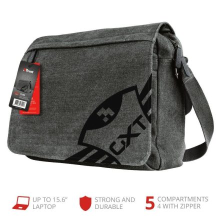 Trust GXT 1260 Yuni Gaming Messenger Bag 15,6" Grey