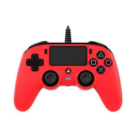 Bigben Interactive Nacon vezetékes kontroller piros színben (PS4)