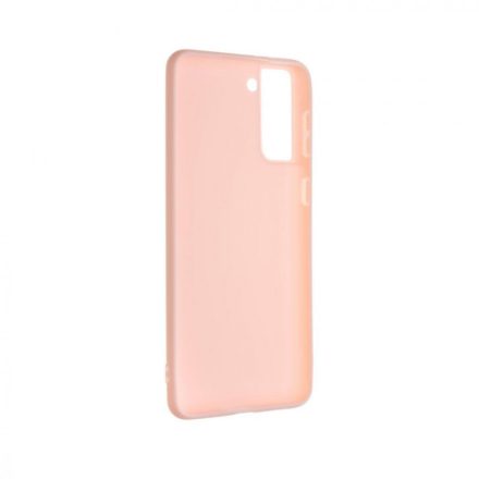 FIXED Gumírozott  telefontok Story Samsung Galaxy S21 + Rózsaszín