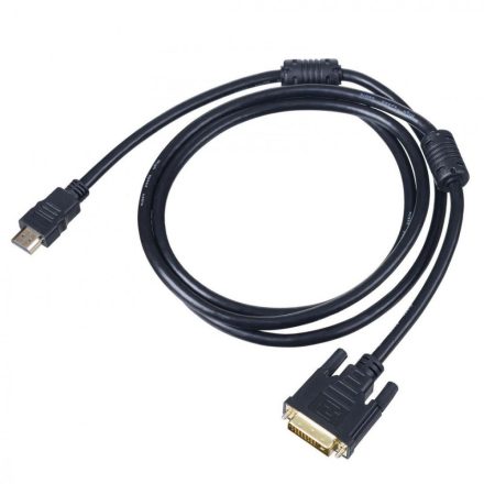 Akyga AK-AV-11 HDMI / DVI 24+1 cabe 1,8m Black