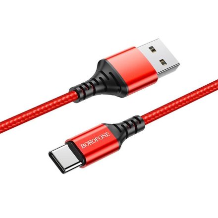 BOROFONE BX54 Strong & Resistant to pull USB-C Charging Data cable 1m Red