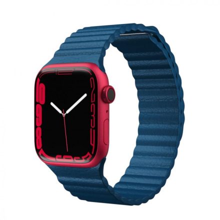 Next One Apple Watch Leather Loop for 42/44/45mm Denim Blue