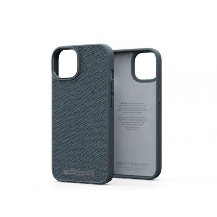 Njord Fabric Tonal Case iPhone 14 Dark Grey