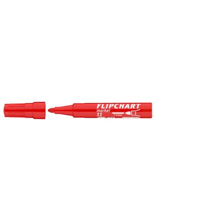 Flipchart marker vízbázisú 3mm, kerek Artip 11 piros