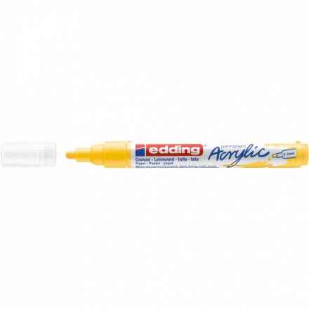 Akril marker 2-3mm, Edding 5100 citromsárga