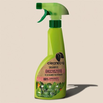 Üvegtisztító és általános tisztítószer 500 ml szórófejes organikus Cleaneco
