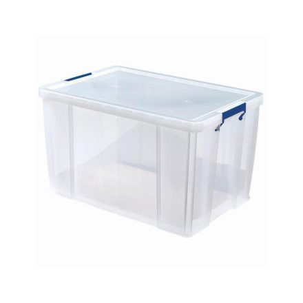 Tároló doboz, műanyag 85 liter, Fellowes® ProStore átlátszó