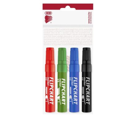Flipchart marker vízbázisú 1-4mm, vágott Artip 12, 4 klf.szín