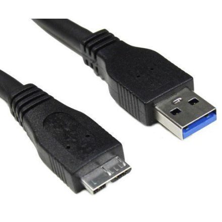 Akyga AK-USB-13 microUSB / USB3.0 cable 1,8m Black