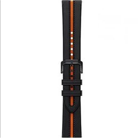 Xiaomi Watch Black Orange Leather Strap /BHR7213GL