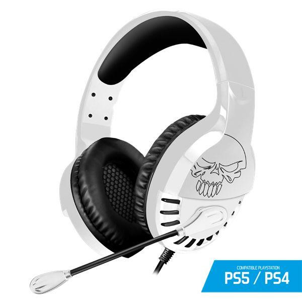 Spirit of Gamer PRO-H3 mikrofonos fejhallgató fehér-fekete (MIC-PH3PS5)
