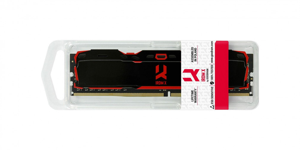 GOODRAM Memória DDR4 16GB 3200MHz CL16 DIMM, IRDM X Series