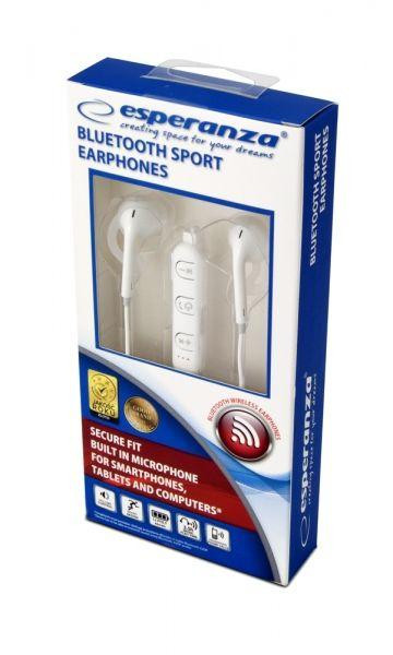 Esperanza Sport Bluetooth Earphones White