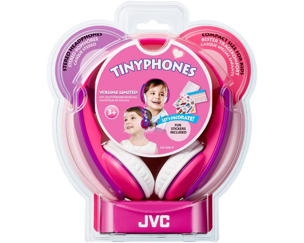 JVC HA-KD 5 P-E Kid&#039;s Headphone with volume limitter Pink