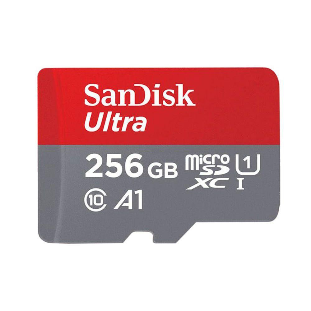 Sandisk 256GB microSDHC Ultra Class 10 UHS-I A1 (Android) + adapterrel