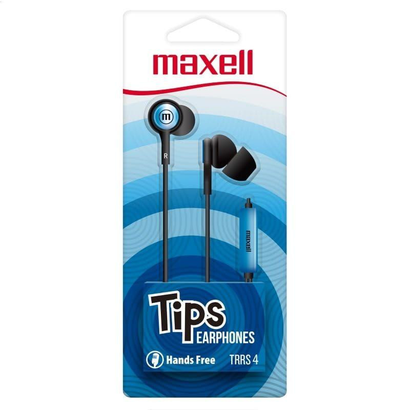 Maxell In-Tips Earphones Black