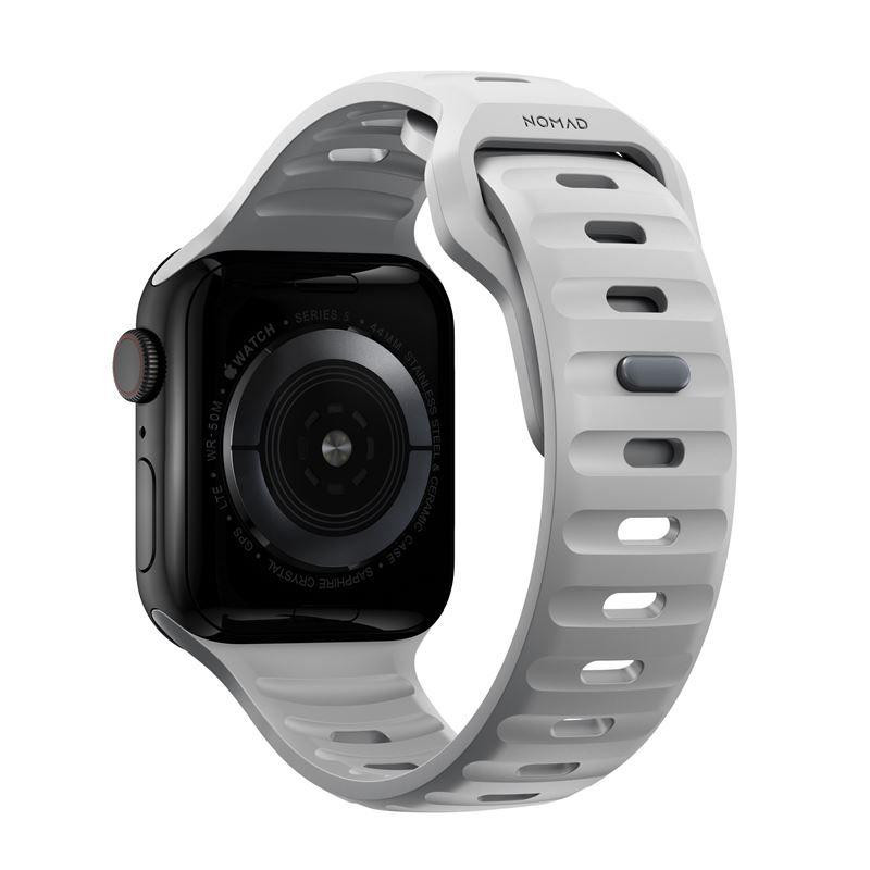 Nomad Sport Strap M/L, grey - Apple Watch Ultra (49mm) 8/7 (45mm)/6/SE/5/4 (44mm)/3/2/1 (42mm)