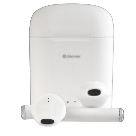 Denver TWE-46 WHITE True Wireless fülhallgató headset - Fehér