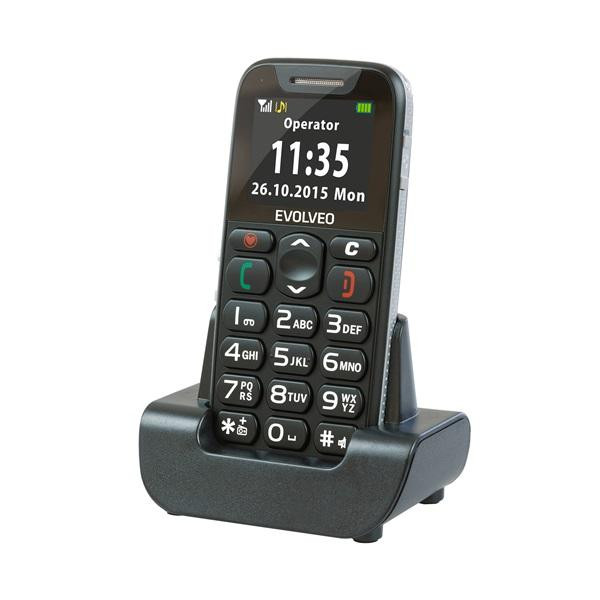 Evolveo Easyphone EP-500 1,8" fekete mobiltelefon