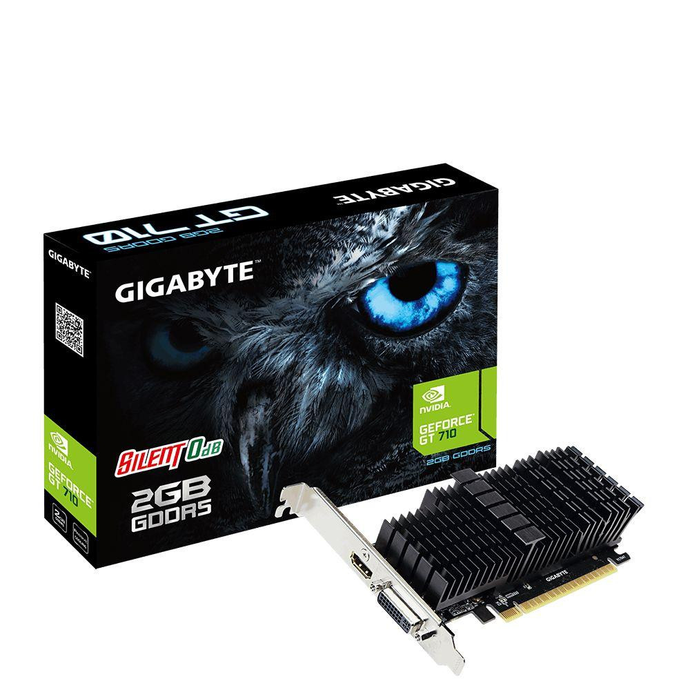 GIGABYTE Videokártya PCI-Ex16x nVIDIA GT 710 2GB DDR5